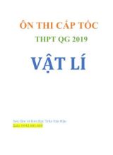 Tài liệu ôn thi cấp tốc môn Vật lý năm 2019 - Trần Văn Hậu